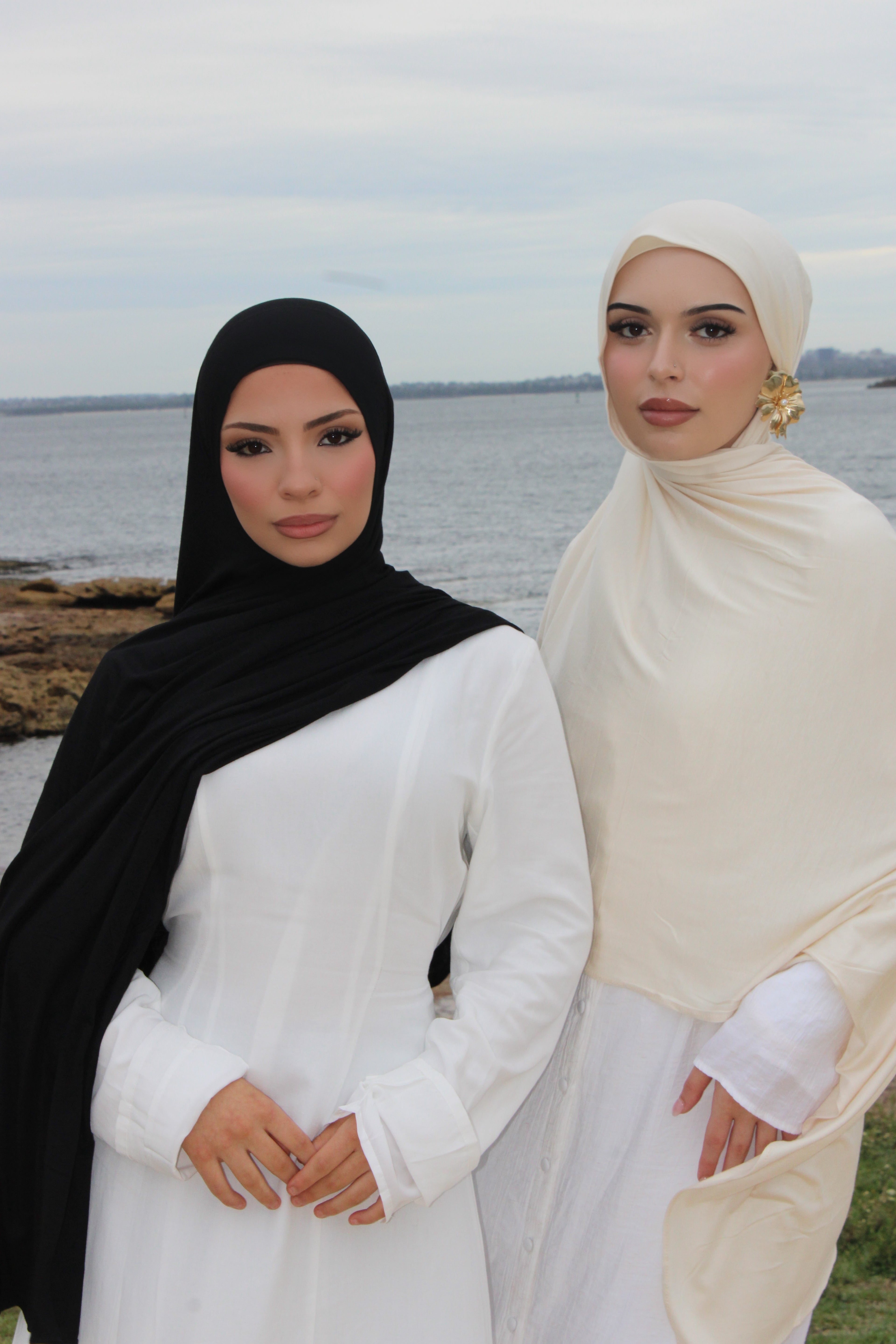 Vanilla Jersey Hijab Set