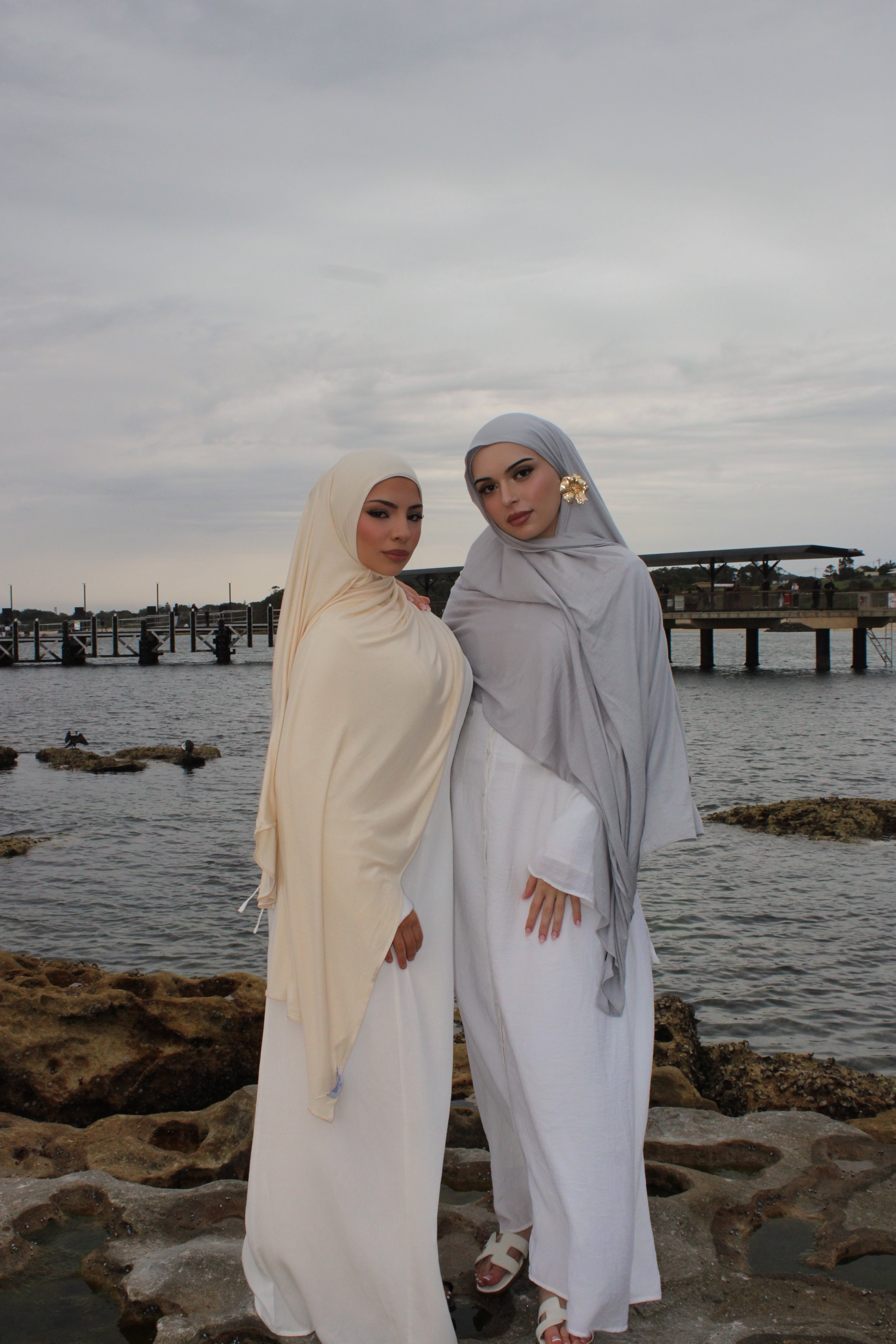 Vanilla Jersey Hijab Set