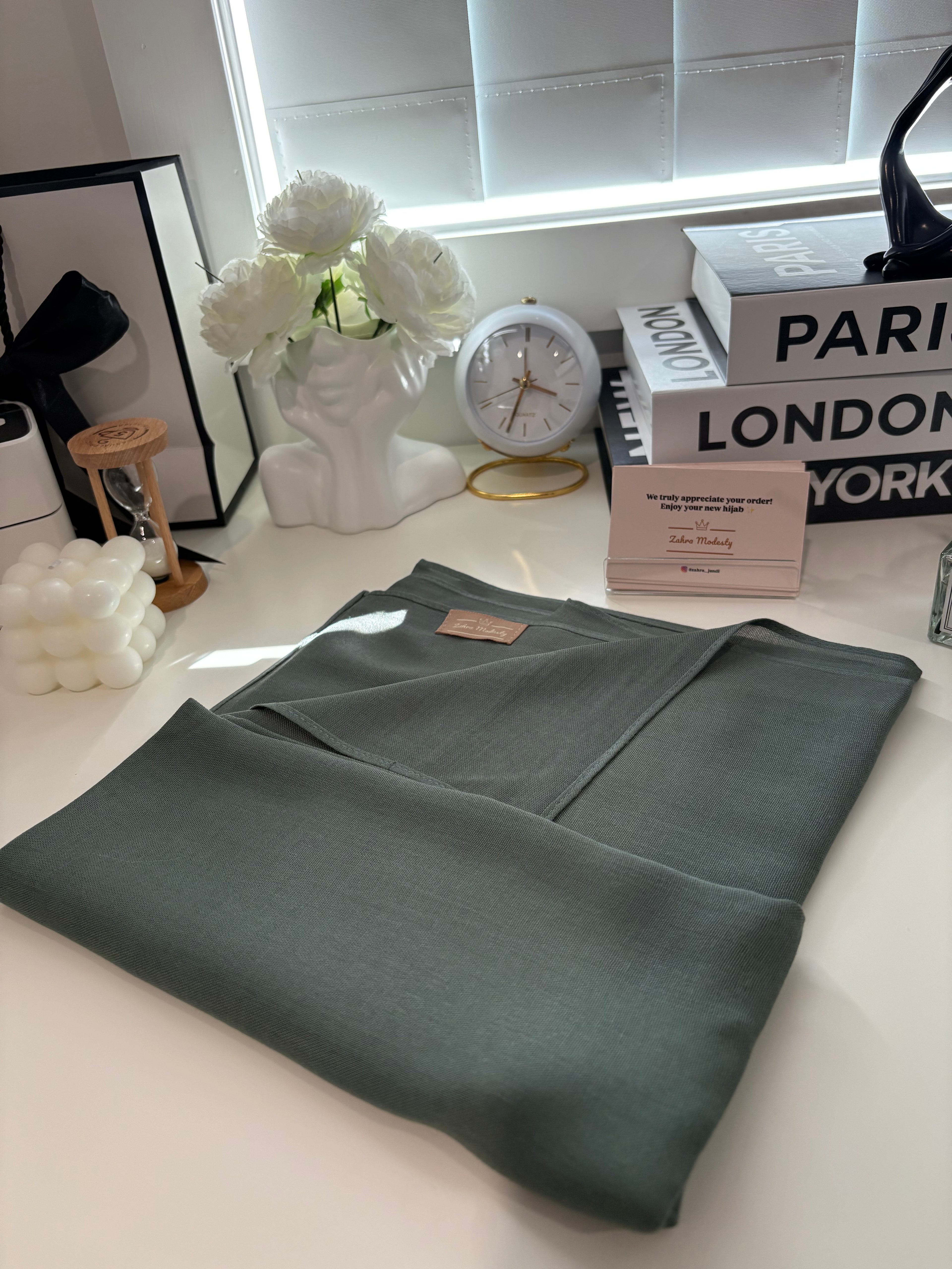Modal single stitch -Olive Dust