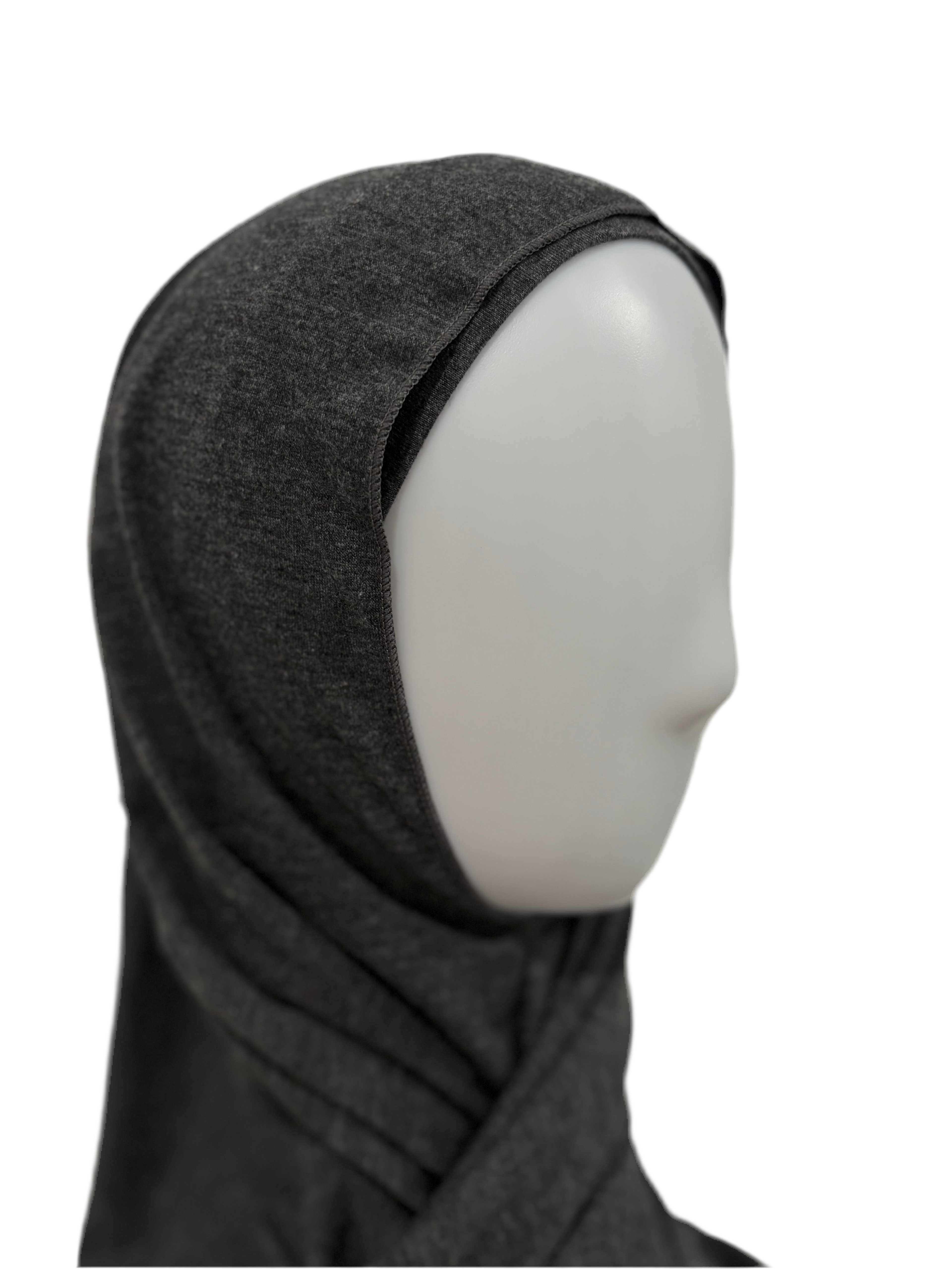 Jersey Hijab & Cap Set – Gray
