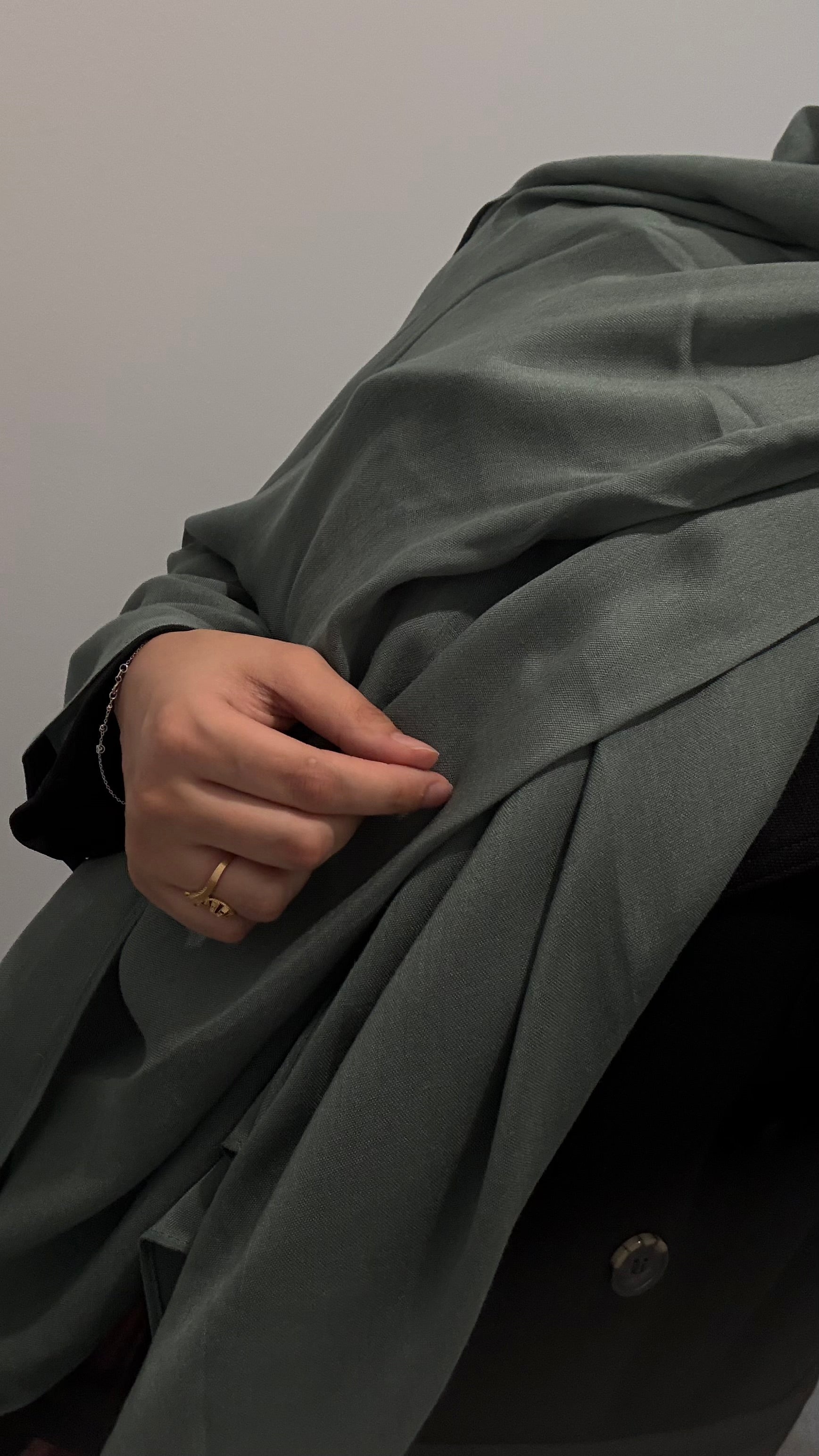 Modal single stitch -Olive Dust