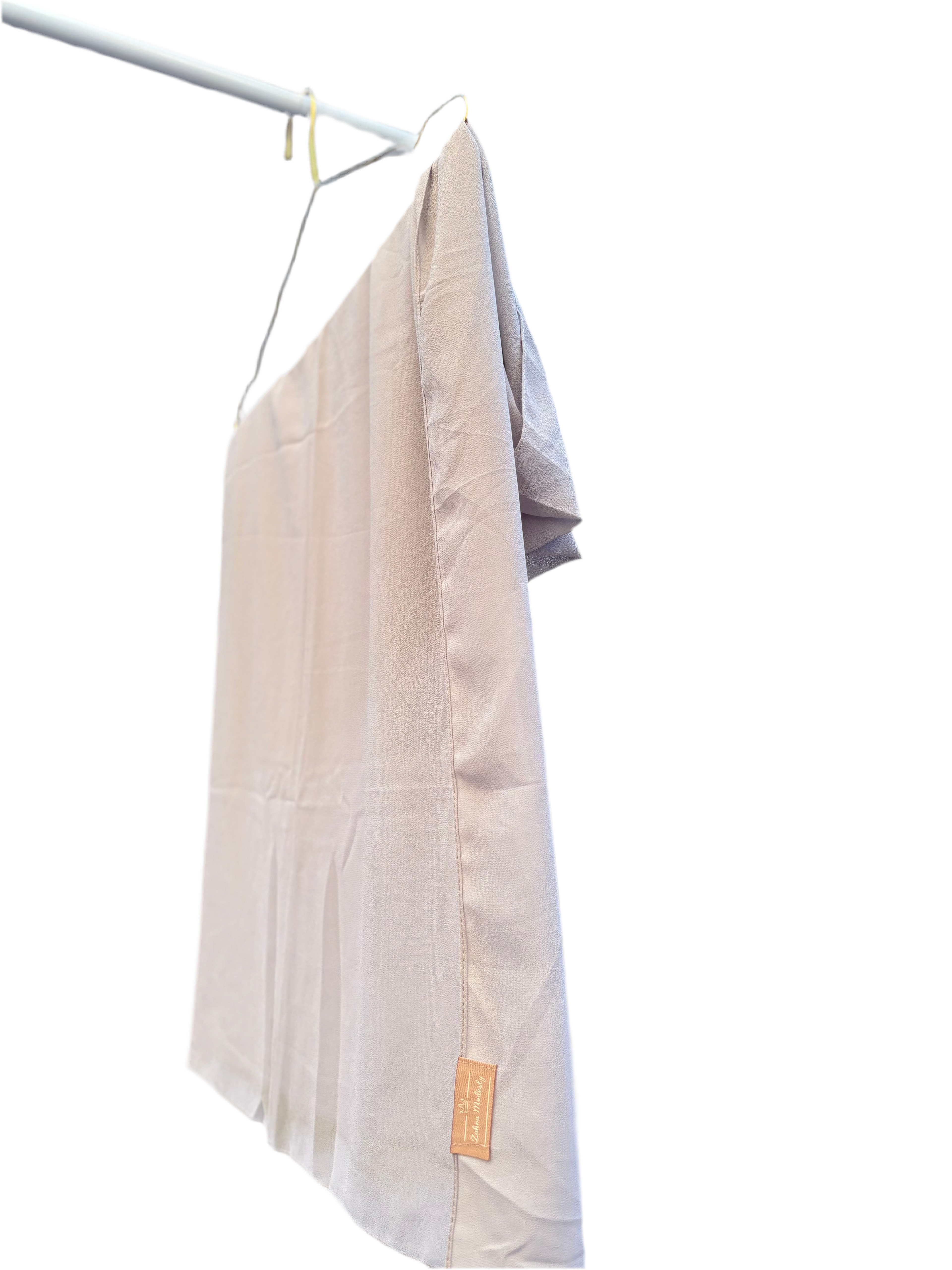 TWO IN ONE CHIFFON HIJAB & Stone
