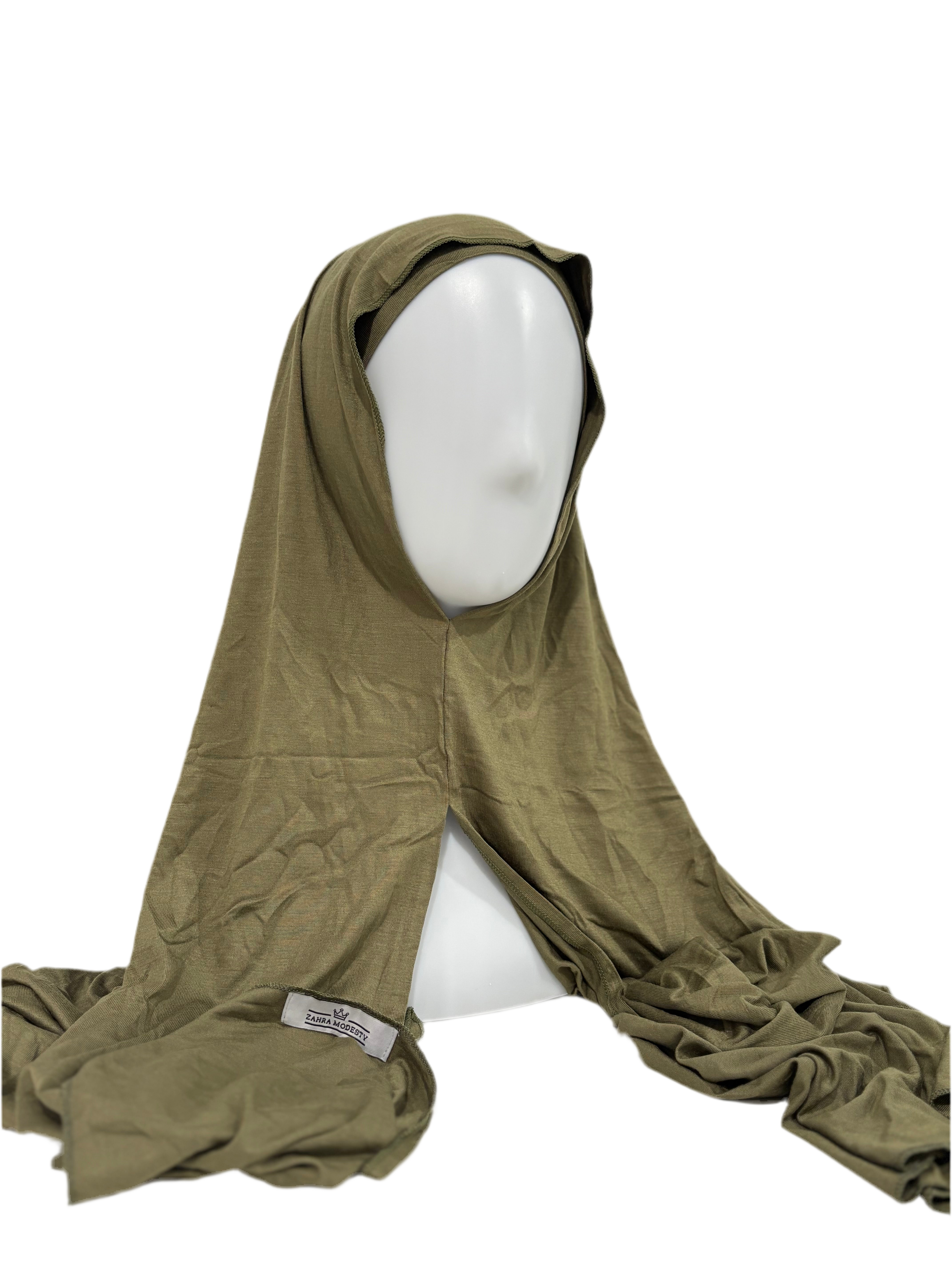 Jersey Hijab & Cap Set – Khaki