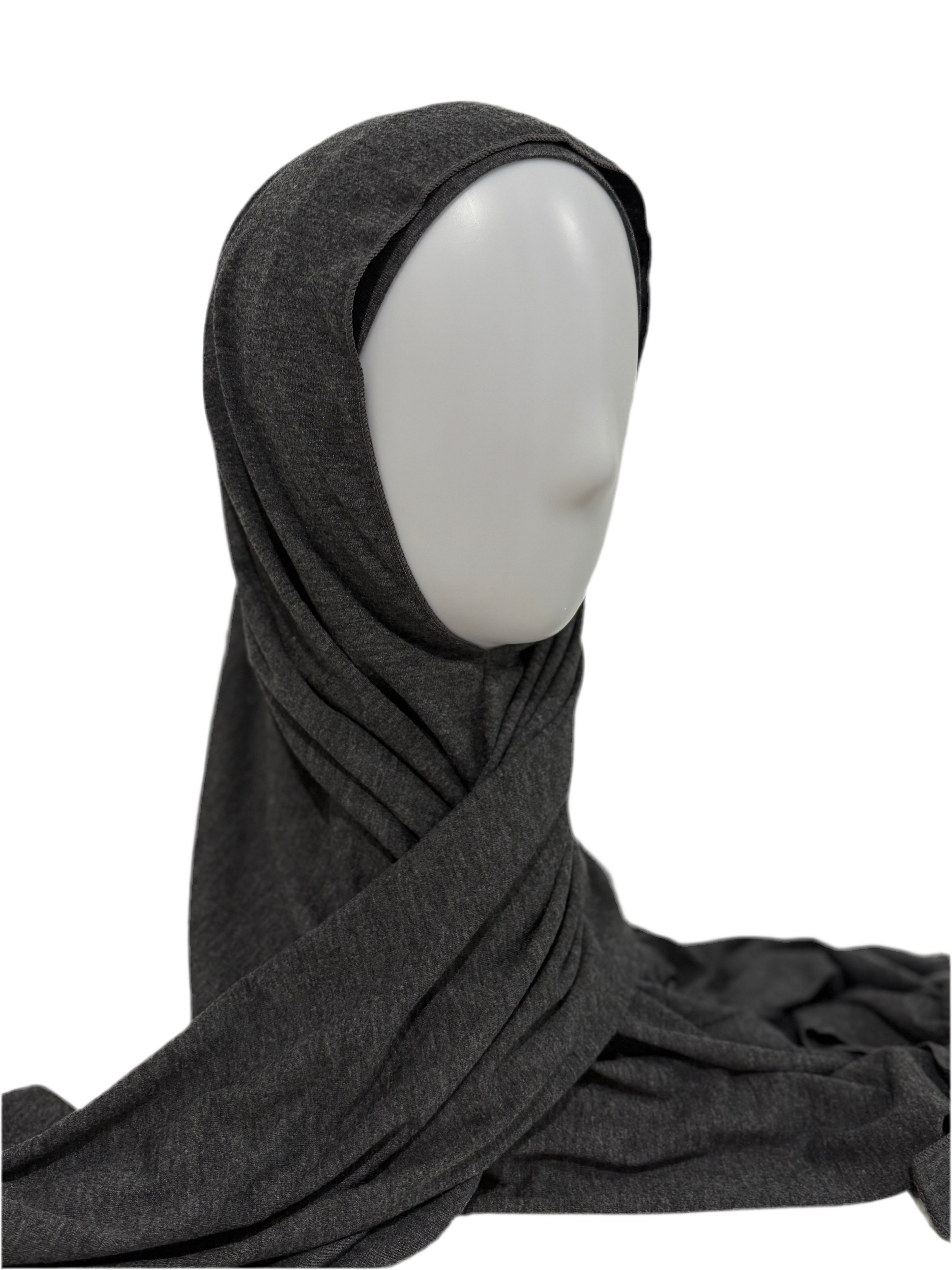 Jersey Hijab & Cap Set – Gray