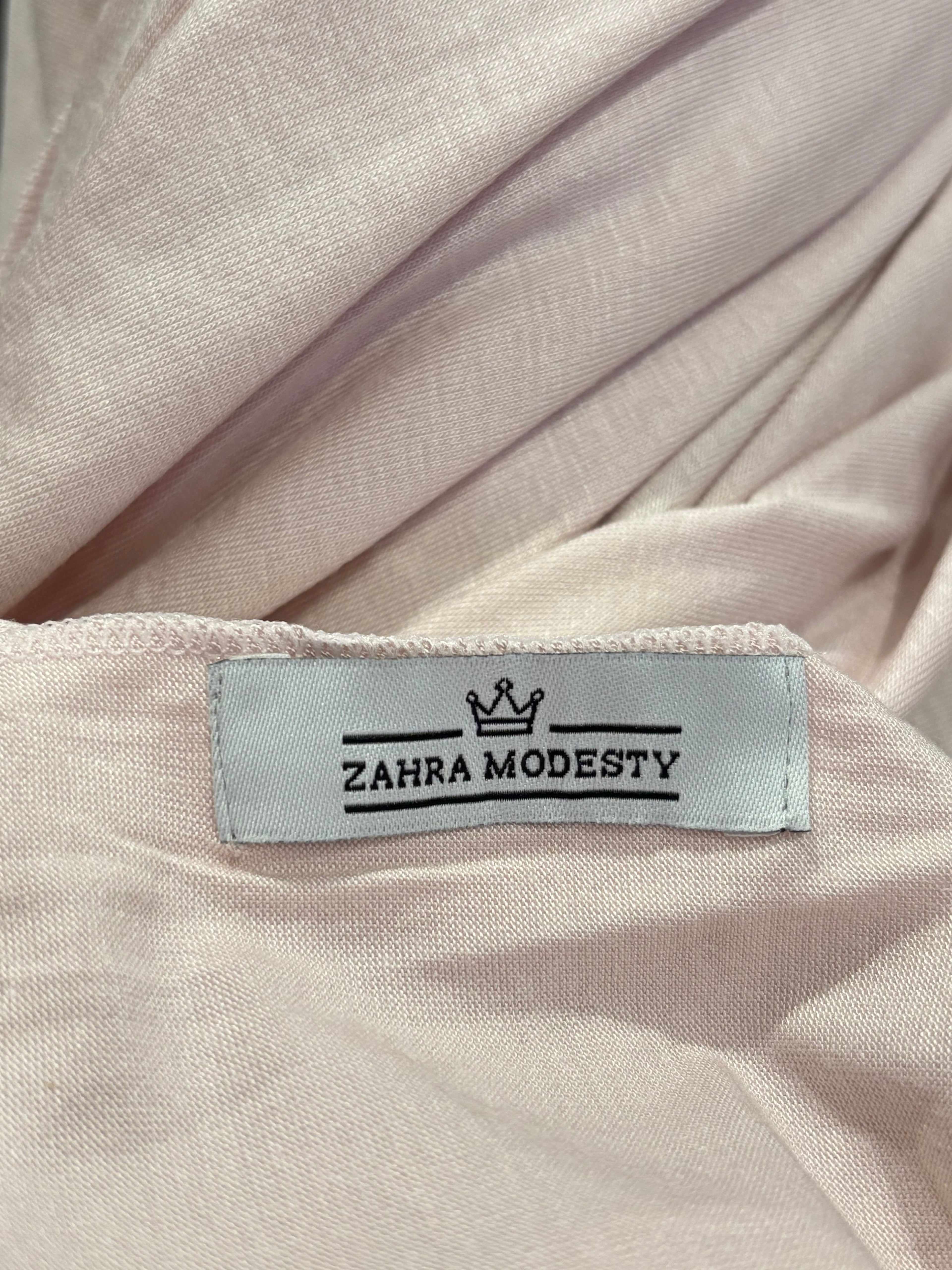 Jersey Hijab & Cap Set – Pink Blush