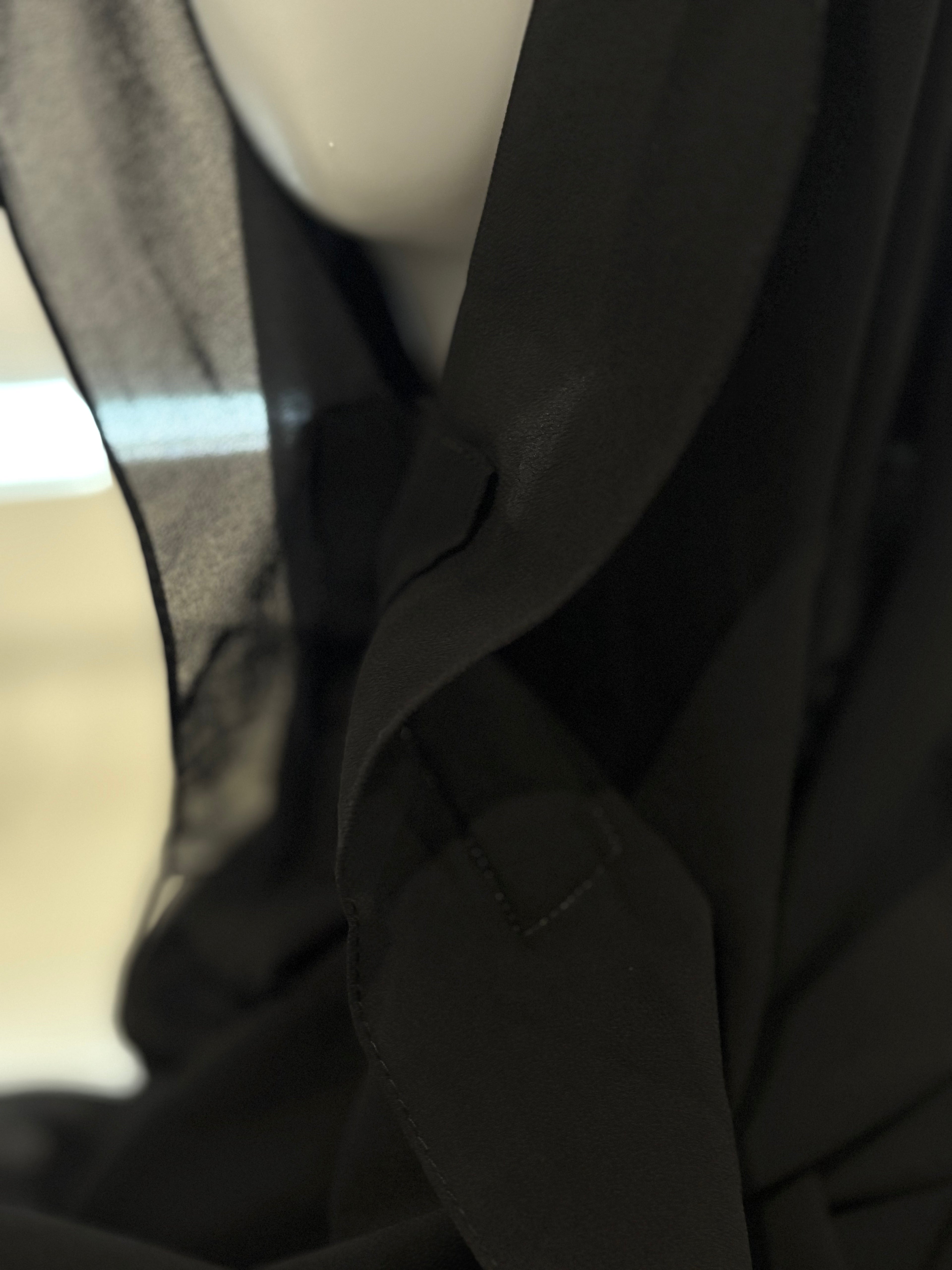 TWO IN ONE CHIFFON HIJAB & Black