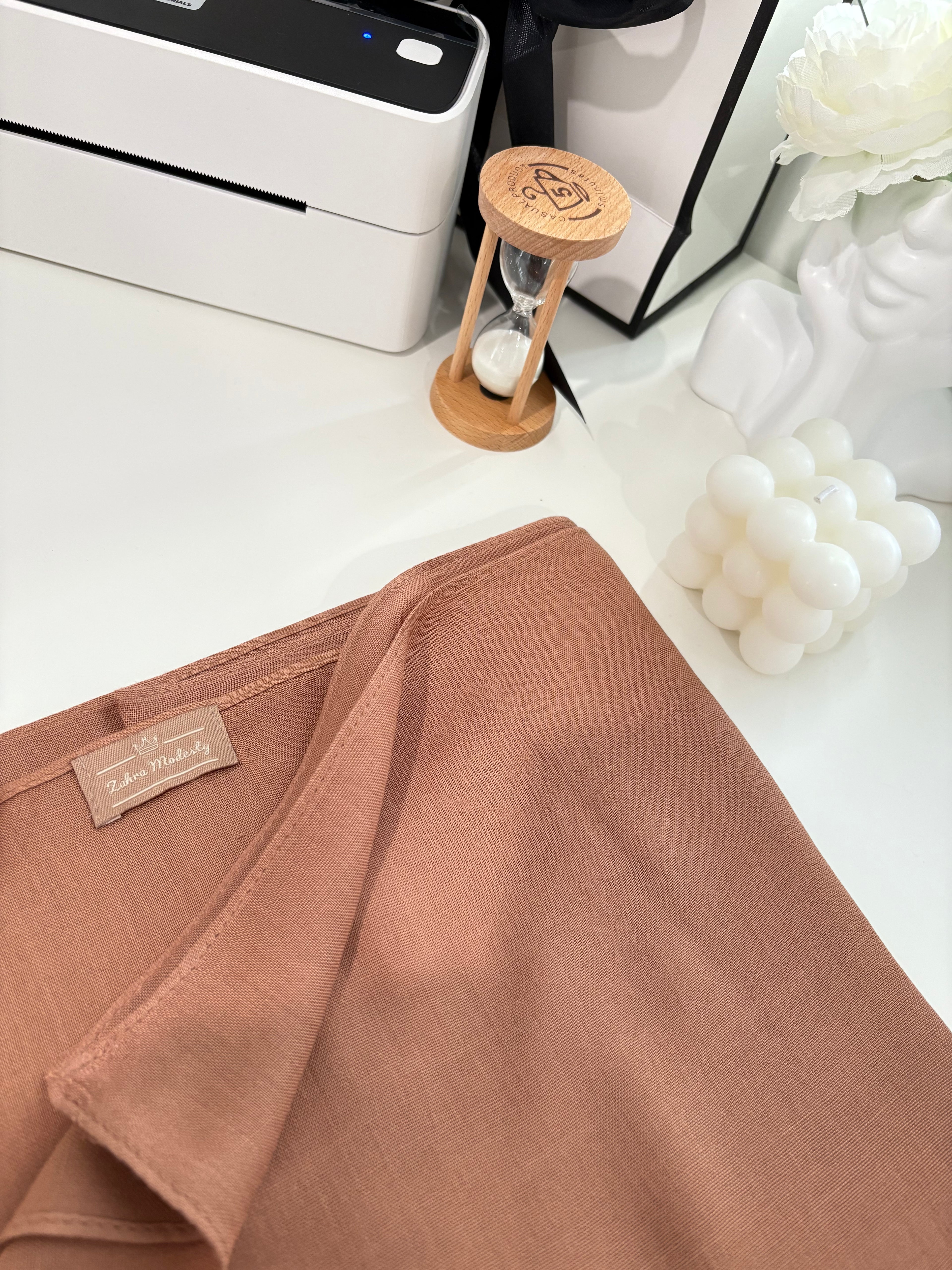 Modal single stitch - Chestnut Grace